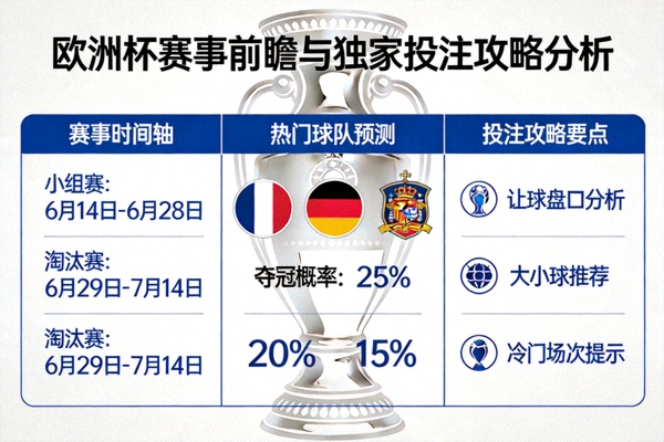 欧洲杯赛事前瞻与独家投注攻略分析